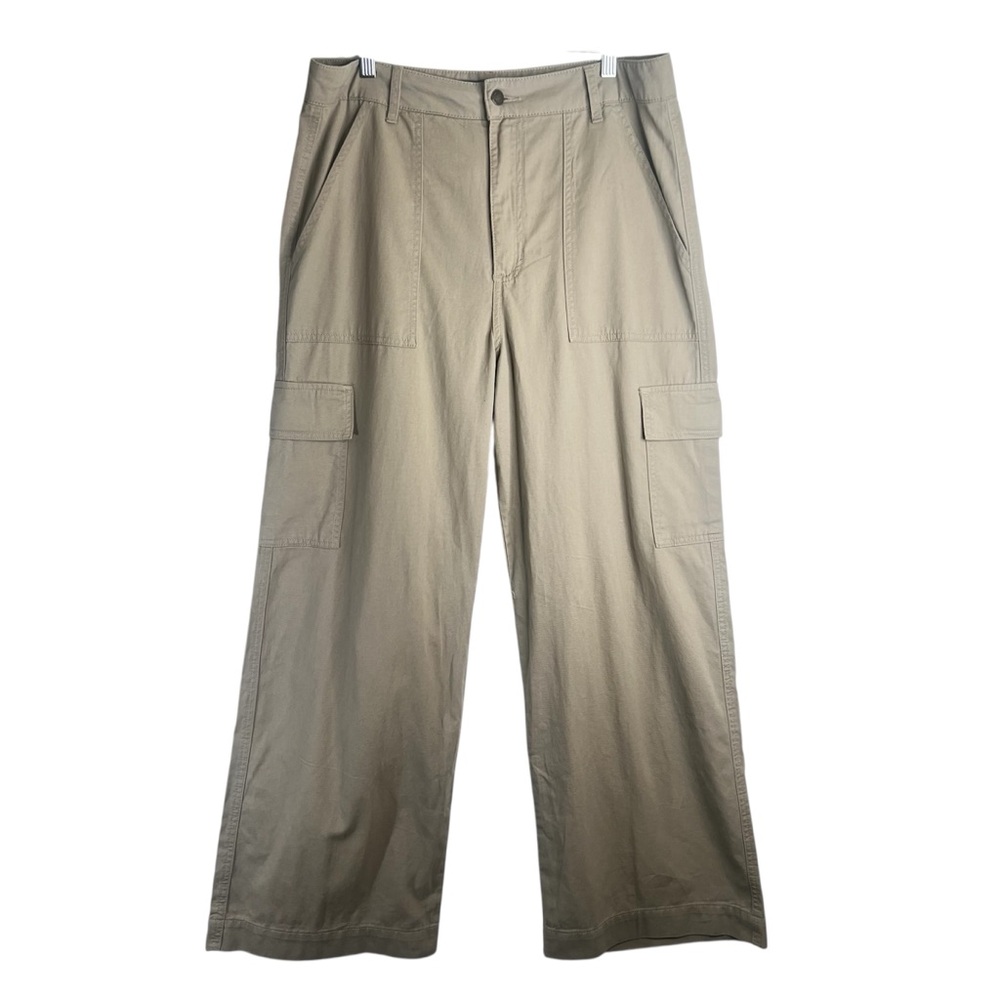 Indigo Rising Cargo Pants Khaki Juniors Sz 17/18 Utility Wide Leg Y2K Gorpcore